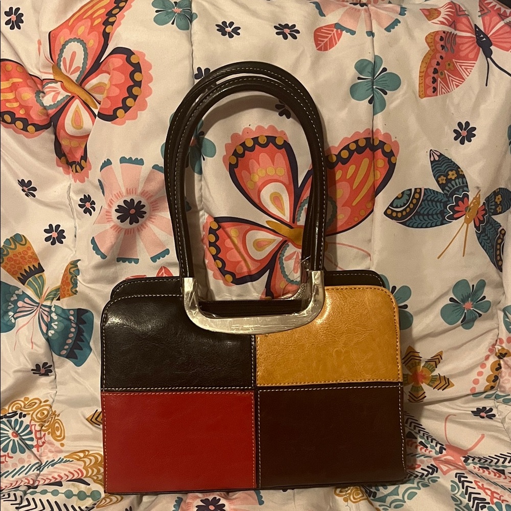 Colorful Patchwork Women's Handbag